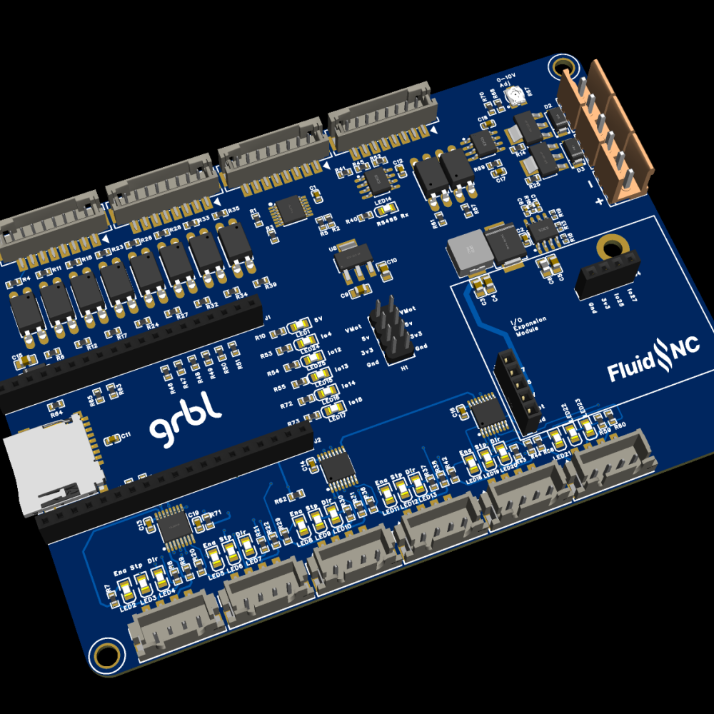 PiBot FluidNC GRBL Laser CNC Controller V4.7