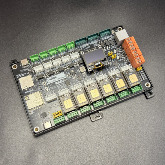 PiBot FluidNC grblHAL ESP32-S3 6+1 Axis CNC Controller V5.88 Ultra
