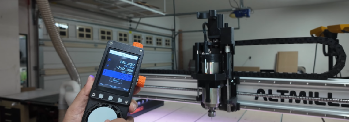 ncSender: Wireless Pendant Demo (Pibot with custom firmware)