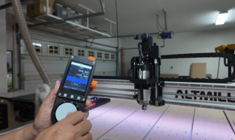 ncSender: Wireless Pendant Demo (Pibot with custom firmware)