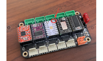Mini Driver Plug on the board