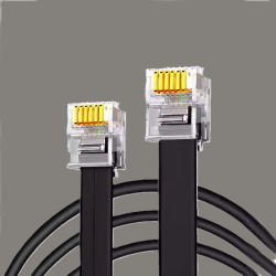 RJ12 Pure Copper Multi-Strand 6-Conductor Flat Cable