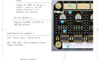 PiBot Multi-Stepper Motor Driver Board Rev2.3 Page updated!