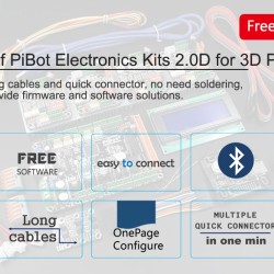 A Set of PiBot Electronics Kits 2.3D for 3D Printer