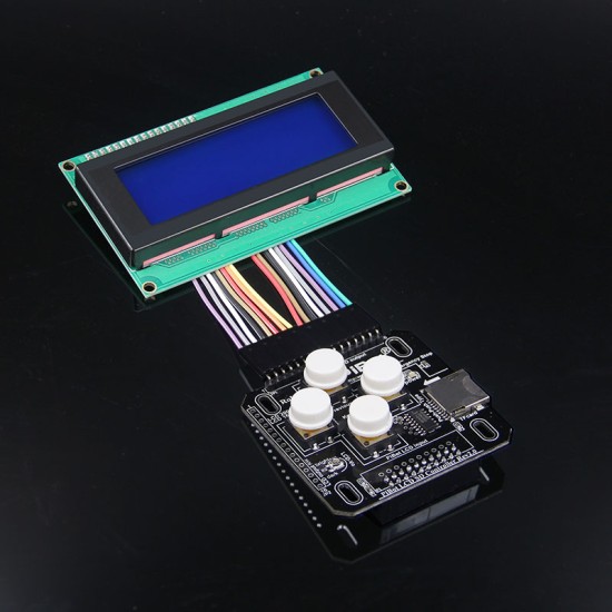PiBot LCD SD Controller Rev2.0 (4 × Keys with TF Card Reader)