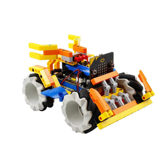 Robot Sets Programmable - Omni:bit Smart Robot Car with Mecanum Wheel and LEGO