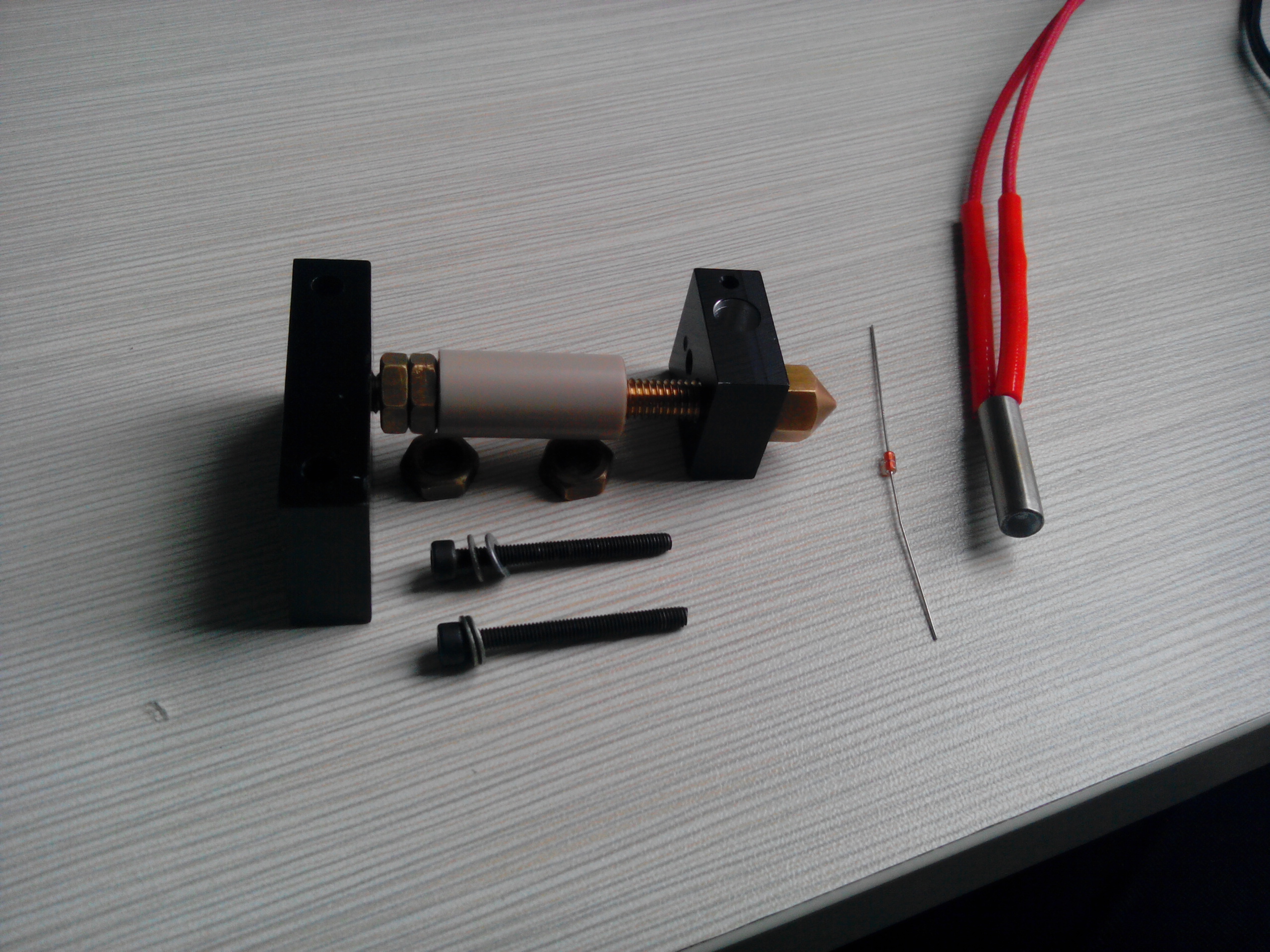 components of PiBot extruder